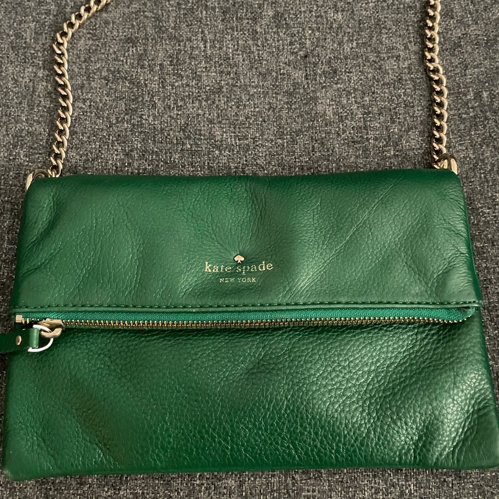 Kate Spade soft leather clutch
